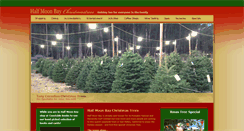 Desktop Screenshot of halfmoonbaychristmastrees.com